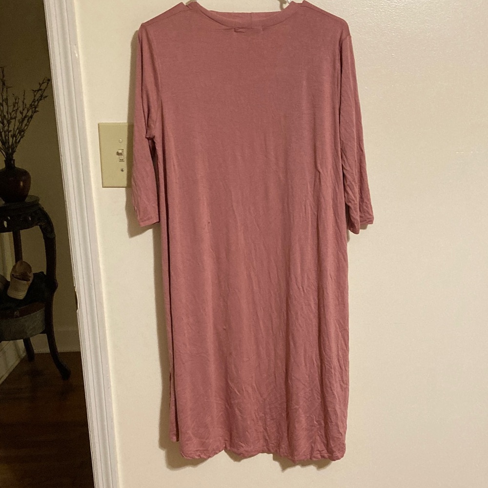 New Lovely Souls size M women’s Pink Open Front Cardigan - Picture 5 of 5